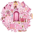 thumbnail image 2 of 35pcs-50pcs Vintage Stickers Cowboy Stationery Stickers Pink Animal Stickers for Laptops Suitcases Fridge, 2 of 9