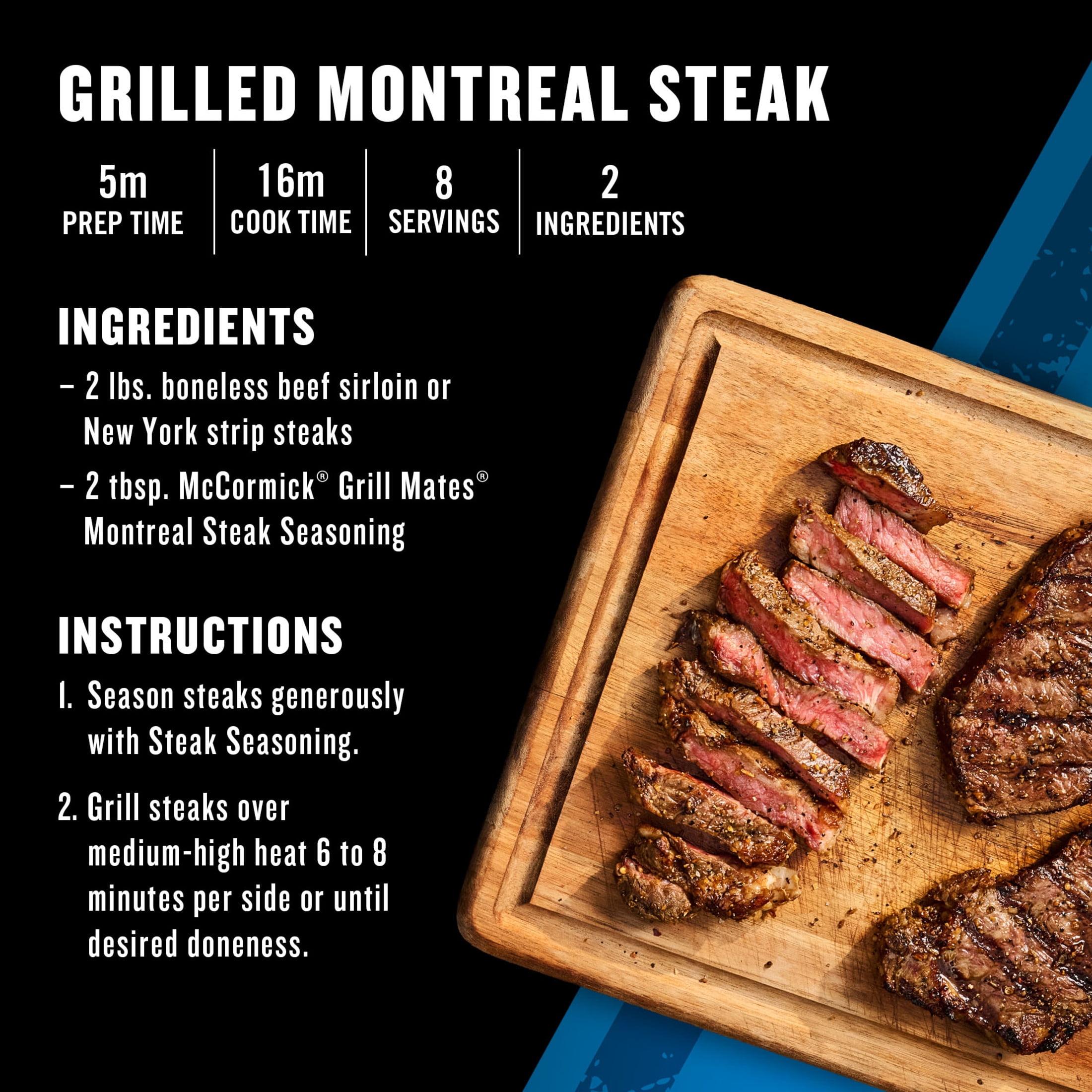 (3 pack) McCormick Grill Mates Kosher Montreal Steak Seasoning, 6.17 oz Bottle