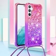 thumbnail image 2 of Funda para Samsung Galaxy A54 5G Brillantina Líquida Divertida Reluciente y con Cristales en Movimiento Cuerpo Cruzado con Cordón Ajustable, 2 of 5