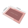 thumbnail image 3 of Teissuly Diatomaceous Bath Rug Super Absorbent Quick Dry Rubber Backing Non Slip Washable Bathroom Floor Mats Shower Rug For In Front Of Bathtub Shower Room 16x24inch Teissuly WER202401275152, 3 of 9