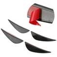 thumbnail image 4 of Spoiler avant Pare-Chocs Diffuseur 4pcs avant Pare-Chocs Air Couteau Spoiler Modification Universel Diffuseur PVC Pâte Type Brillant Noir, 4 of 8