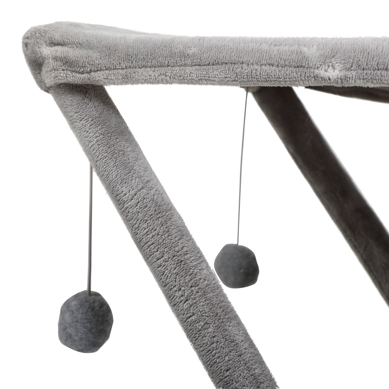 Pefilos Fold and Store Cat Tower Tree Cat Nest Hammock for Kitten Ferret Puppy Rabbit or Small Pet, Gray Pefilos Fold and Store Cat Tower Tree Cat Nest Hammock for Kitten Ferret Puppy Rabbit or Small Pet, Gray