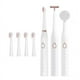 thumbnail image 1 of Cepillo de Dientes EléCtrico SóNico Carga USB Recargable Adulto Impermeable Diente ElectróNico 5 Cepillos Cabezales de Repuesto Blanco, 1 of 5