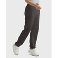 thumbnail image 2 of Hanes EcoSmart Women's Fleece Sweatpants with Cinched Cuffs, 30" Slate Heather M, 2 of 7