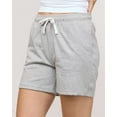 thumbnail image 4 of Real Essentials 3 Pack:Women's Fleece Casual Sweat Shorts - Athletic, Running, Yoga, Lounge Shorts with Pockets (Plus Size), 4 of 5