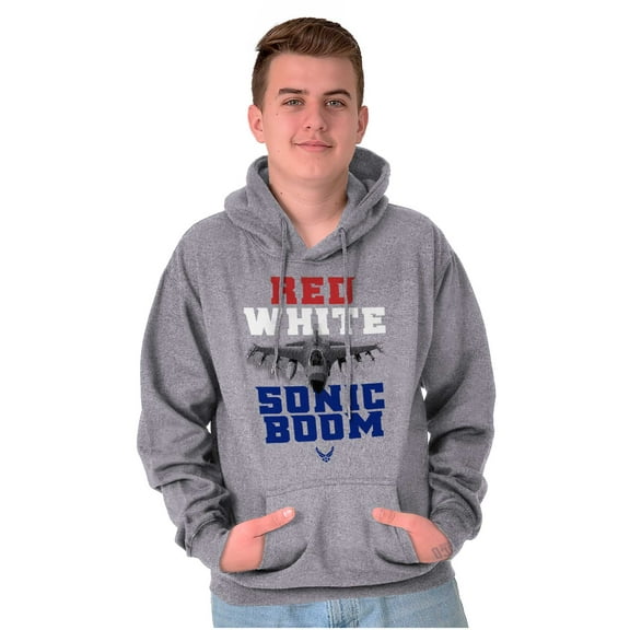 US Air Force Patriotic Sonic Boom Hoodie Sweatshirt Women Men Brisco Brands S