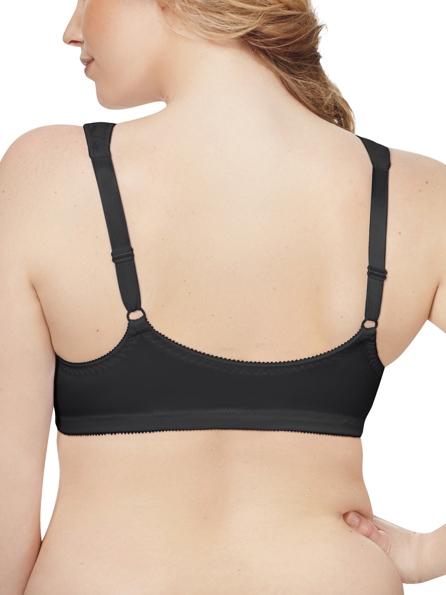 Just My Size Women's Easy-On Front Close Wirefree Bra, Style 1107 - image 2 of 2
