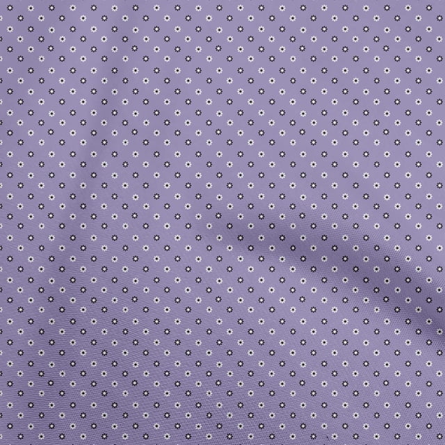 oneOone Rayon Lavender Fabric Floral Craft Projects Decor Fabric Printed By The Yard 56 Inch Wide