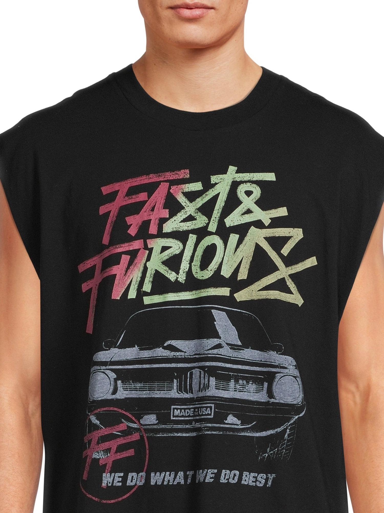 Fast and Furious Men’s and Big Men’s Muscle Tank Top, Sizes S-3XL