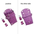 thumbnail image 3 of Bolsa de tijeras de cuero PU para salón, funda para tijeras de peluquería, bolsa de herramientas para estilista, 3 of 5