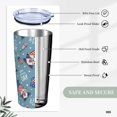 thumbnail image 5 of KLL Independence With Gnome Stainless Steel Vacuum Insulated Coffee Cup 20 oz Lids and Straws,Insulated Travel Mug Water Cup with Leak-Proof Straw Lid & Flip Lid, 5 of 8