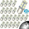 thumbnail image 1 of 12V 1156 20 Pack Bright 1156 1141 1003 13-SMD White LED Bulbs for Car Interior RV Camper Light, 1 of 5