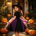 thumbnail image 6 of Vividxx Girls Dress Halloween Short Sleeve Dress Party Tutu Dress For Toddler Hallowmas‌ 3 Years, 6 of 6