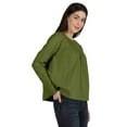 thumbnail image 2 of Moomaya Victorian Style Lace Top For Women Long Sleeves Casual Plain Tunic, 2 of 7