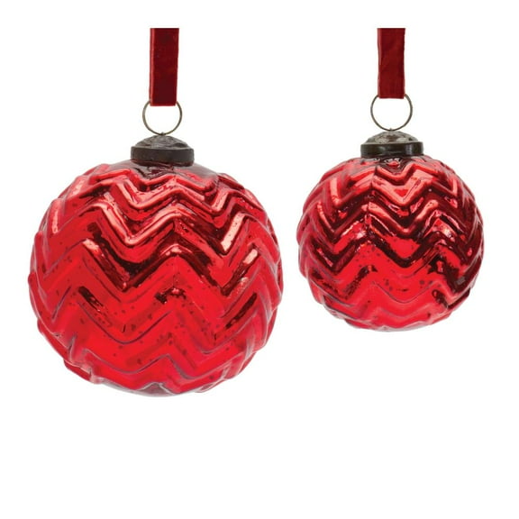 Melrose International Mercury Glass Ball Ornament (Set of 4)