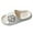 White, variant on Women's Cute Cartoon Slippers Soft Sole Non Slip Home Sandals Indoor Outdoor,White,US:6.5