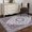 Plum, variant on Area Rug for Living Room, Aztec Boho Non-Slip Indoor Large Carpet for Bedroom/Dining Room, Purple Gray Southwest Ethnic Tribal Abstract Washable Low-Profile Rectangle Floor Runner Rugs - 4 x 6 Ft