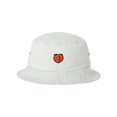thumbnail image 1 of Adult Peach Embroidered Bucket Cap Dad Hat, 1 of 1