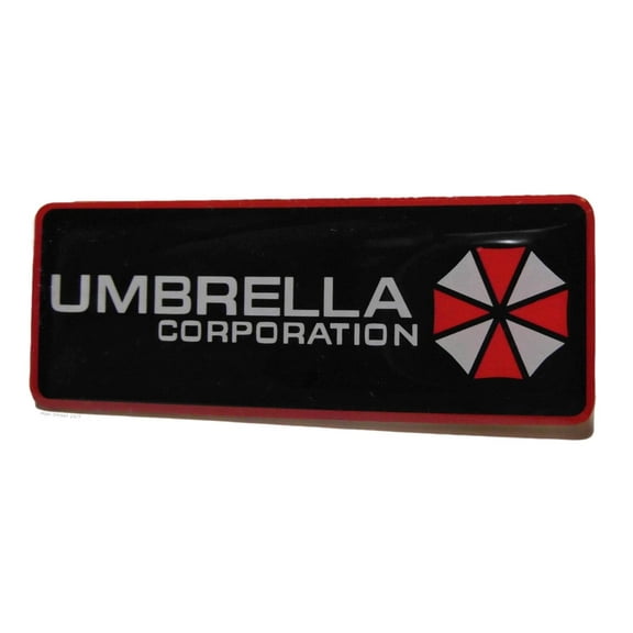 Resident Evil Name and UMBRELLA CORPORATION Logo Enamel Pin