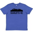 thumbnail image 3 of Inktastic Charlotte North Carolina Skyline NC City Youth T-Shirt, 3 of 5