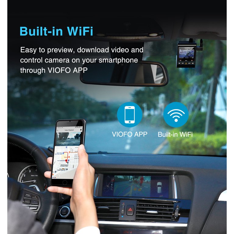 VIOFO A129 Plus Duo Car DVR Dash Cam with Rear View Camera Car Video  Recorder Quad HD Night Vision Sony Sensor Dashcam with GPS