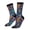 3 Black, variant on Marine Inhabitants Crew Socks for Men & Women, Breathable Casual Athletic Ankle Socks