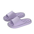 thumbnail image 4 of Tawop Womems Slippers Indoor Thick Summer Casual Home Purple Size：40, 4 of 4