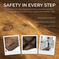 thumbnail image 4 of Wooden Step Stools for Adults Kids with Non-Slip Rubber Feet, Heavy Duty Stepping Stools with 500-LBS Capacity for Bedroom Kitchen Bathroom, Bed Steps for High Beds, Easy to Assemble, Rustic Brown, 4 of 6