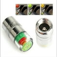 thumbnail image 2 of 4pcs New Warning Visiable Car Air Alert Sensor Indicator Tire Gauge Stem Caps Air Pressure Valve, 2 of 7