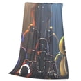 thumbnail image 7 of Lsque Five Nights At Freddy'S Pattern Fuzzy Fleece Throw Blanket Extra Large,Super Soft,Fluffy and Warm Blankets for Couch,Bed,All Season Use (60"x50"), 7 of 7