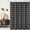 Black & White, variant on Net Light Grey Grid Plaid Minimalist Shower Curtain, White Line Simple Modern Shower Curtain Sets Decoration 72x72 Inch with Hooks