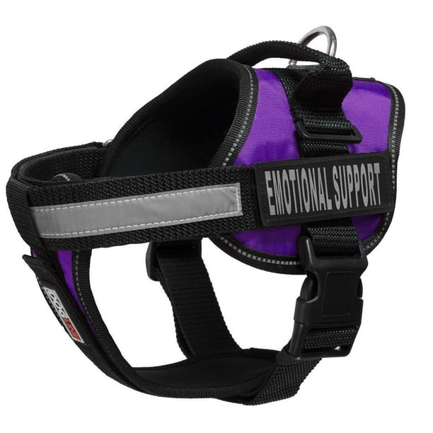 Vest Harness for Dogs and 2 Removable Emotional Support Patches, X