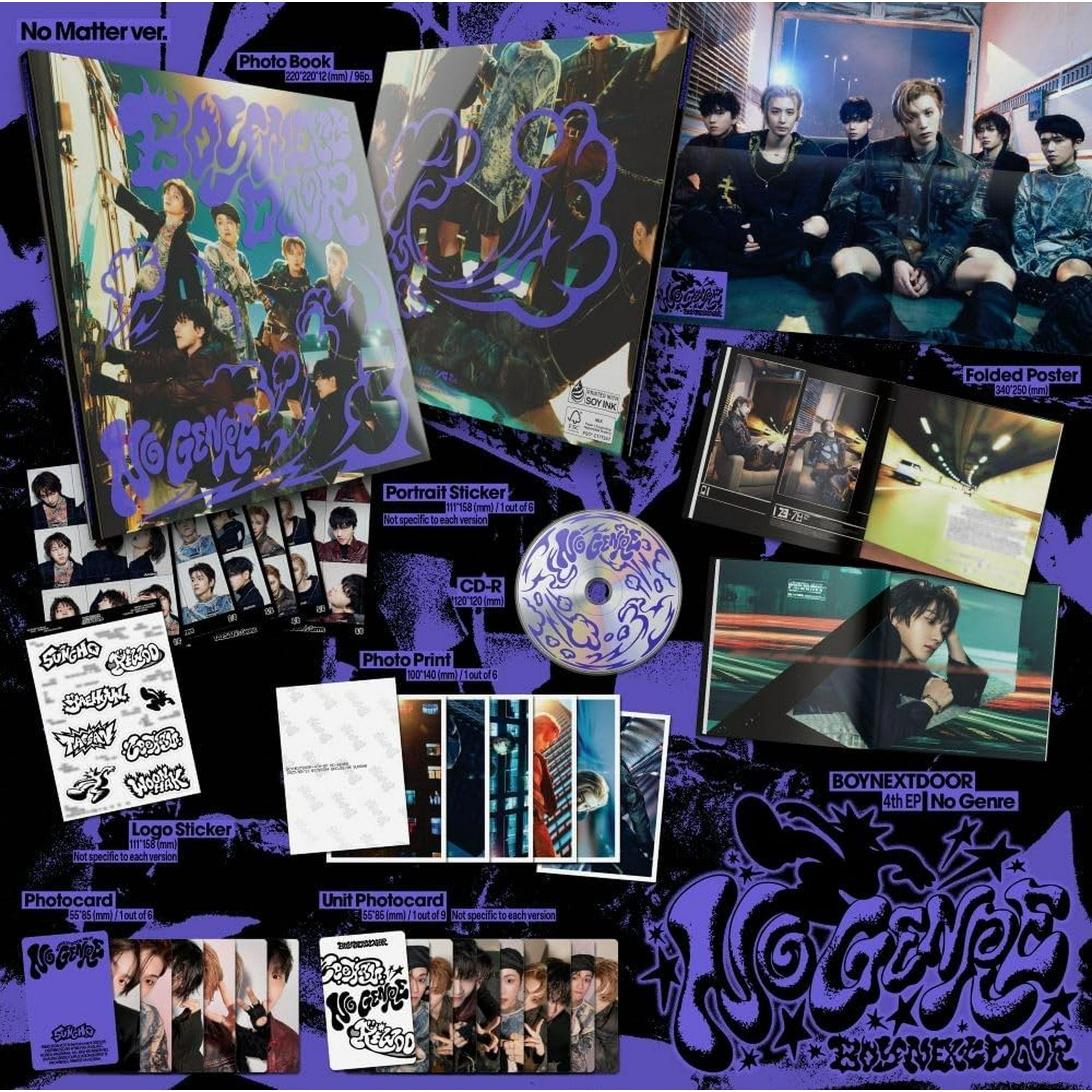 BOYNEXTDOOR - 4th EP [No Genre] Photobook (Random 1EA Ver.) Album