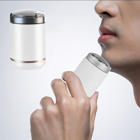 Mini Portable Shaver, Rechargeable Men's Shaver, Aluminum Alloy Construction, Compact Design, for Facial & Body Hair Removal