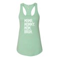 thumbnail image 2 of Wild Bobby, Mama. Mommy. Mom. Bruh. Mother's Day Ladies Racerback Tank Top, Mint, X-Large, 2 of 6