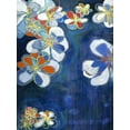 thumbnail image 2 of Fuchs, Jodi 12x14 White Modern Wood Framed Museum Art Print Titled - Night Blooms I, 2 of 4