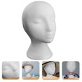 thumbnail image 5 of Raindrops Mannequin Head Flocking Foams 1Pcs 11.0X8.3X5.9In, 5 of 6