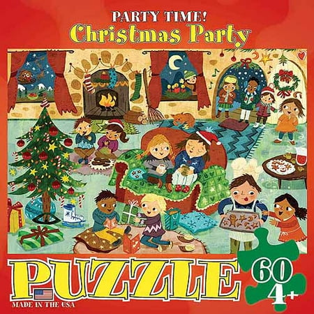 Birthday Party Puzzle - Christmas Party 60-Piece Puzzle