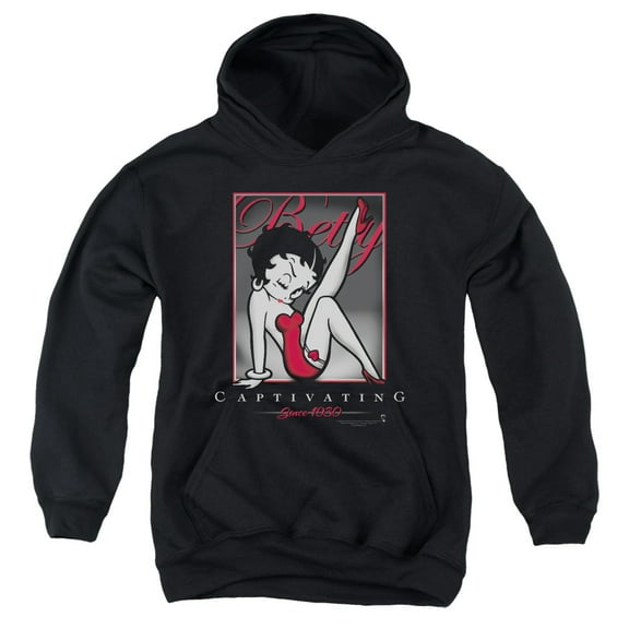 Betty Boop - Captivating - Youth Hooded Sweatshirt - Small