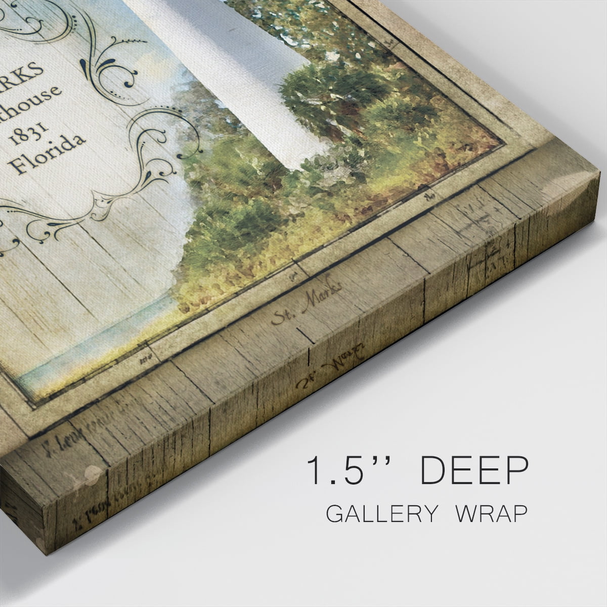 Wexford Home Florida Lighthouse XII-Premium Gallery Wrapped Canvas, 24" x 24" - Ready to Hang