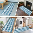 thumbnail image 5 of Blue Coastal Beach 2'x6' Runner Rugs for Hallway Kitchen Bedside Non Slip, Nautical Starfish Coral Vintage Wooden Entryway Rug Runners with Rubber Backing, Long Carpet Runner for Laundry Room, 5 of 8