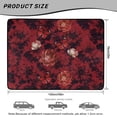 thumbnail image 7 of COEQINE Auto Trunk Liner for SUV, All Weather Heavy Duty Cargo Liner Floor Mat Fashion Rear Trunk Cover Fits Most Car Models, Universal Fit, Red Butterfly Floral Tie-dye, 7 of 7