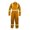 Orange, variant on Flame Resistant Hi Vis Reflective Coverall with Leg Zipper (X-Large, Navy Blue)