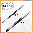 thumbnail image 4 of 14 Pcs Stylo Éponge Mélangeur Double Tête Réutilisable Stylo à Récurer Lavable Pinceau Éponge à Récurer Art, 4 of 7
