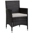 thumbnail image 6 of SAFAVIEH Kendrick Outdoor Patio Wicker Chair, Brown/Sand, Set of 2, 6 of 7