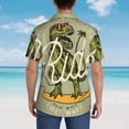 thumbnail image 6 of Balery Dinosaur Print Men's Hawaiian Shirts Short Sleeve Beach Shirt Relaxed Fit Vacation Button Down Shirts-3X-Large, 6 of 9