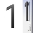 thumbnail image 1 of Números para casa HANPIU de metal negro de 7" con efecto 3D flotante, 1 of 6
