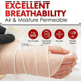 thumbnail image 6 of 5 Rolls Elastic Bandage Wrap - Compression Bandage with Self Closure and Extra Clips,Latex Free Bandage for Sports,A, 6 of 8
