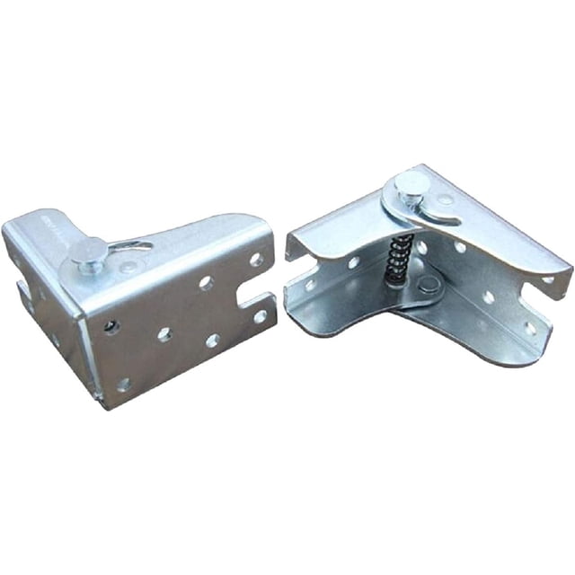 EcoNesxp 1 pair 2 pack table leg hinge folding bracket self-locking hinge leg accessories and corner braces suitable for folding leg folding workbench kitchen folding table piece pack table leg hinge