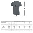 thumbnail image 5 of Coolnut Men's T Shirt Odor Protection Short, Cute Panda Mens Short Sleeve Tees, Grey Crew-Neck Casual Tee Shirts, 2XL, 5 of 6